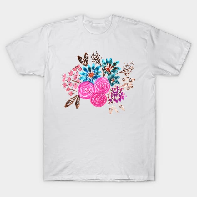 Florals T-Shirt by Ratna Arts